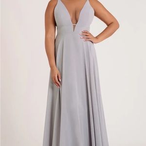 Jenny Yoo Hollis dress | opal grey | NWT